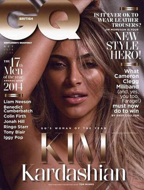 La copertina dedicata da GQ a Kim Kardashian